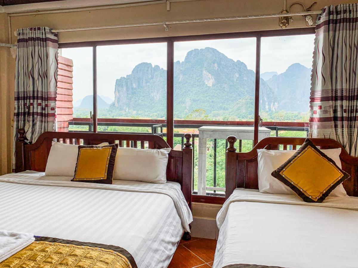 Bountang Mountain View Riverside Hotel Ванг-В'єнг Екстер'єр фото
