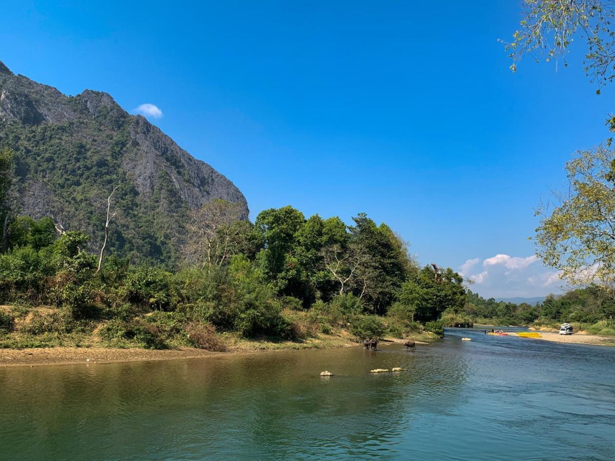 Bountang Mountain View Riverside Hotel Ванг-В'єнг Екстер'єр фото