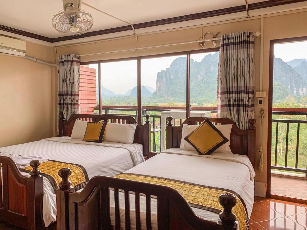 Bountang Mountain View Riverside Hotel Ванг-В'єнг Екстер'єр фото